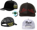 112 Richardson XL Trucker Hats, Custom Embroidery