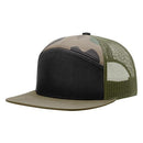 168 Richardson 7 Panel Trucker Hats, Custom Embroidery