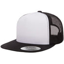 Custom Embroidery, 6006 YP Classics Five-panel Classic Trucker Hats, Flat Bill
