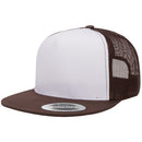 Custom Embroidery, 6006 YP Classics Five-panel Classic Trucker Hats, Flat Bill