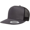 Custom Embroidery, 6006 YP Classics Five-panel Classic Trucker Hats, Flat Bill