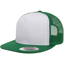 Custom Embroidery, 6006 YP Classics Five-panel Classic Trucker Hats, Flat Bill