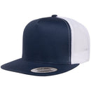 Custom Embroidery, 6006 YP Classics Five-panel Classic Trucker Hats, Flat Bill