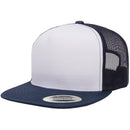 Custom Embroidery, 6006 YP Classics Five-panel Classic Trucker Hats, Flat Bill