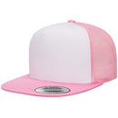 Custom Embroidery, 6006 YP Classics Five-panel Classic Trucker Hats, Flat Bill