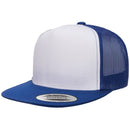 Custom Embroidery, 6006 YP Classics Five-panel Classic Trucker Hats, Flat Bill