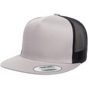 Custom Embroidery, 6006 YP Classics Five-panel Classic Trucker Hats, Flat Bill