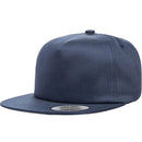 Custom Embroidery, 6502 YP Classics Unstructured Five-Panel Snapback Hats, Flat Bill