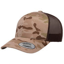 Custom Embroidery, 6606MC YP Classics Multicam Retro Trucker  Camo Hats