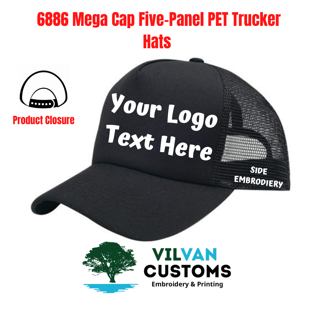 Custom Embroidered Mesh-Back Twill Trucker Cap - VC400 - Caps To You