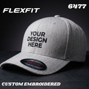 Custom Embroidery, 6477 Flexfit Wool Blend Hats