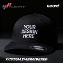 Custom Embroidery, 6297F Flexfit Pro Baseball On Field Shape Hats