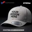Custom Embroidery, 6789M YP Classics Premium Curved Visor Snapback Hats