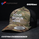 Custom Embroidery, 6606MC YP Classics Multicam Retro Trucker  Camo Hats