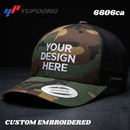 Custom Embroidery, 6606CA – YP Classics Camo Retro Trucker Hats