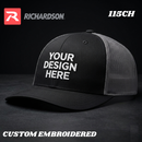 Custom Embroidery, 115CH Richardson Low Pro Trucker Hats