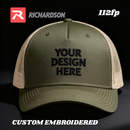 Richardson - Trucker Cap - 112FP, Custom Embroidery