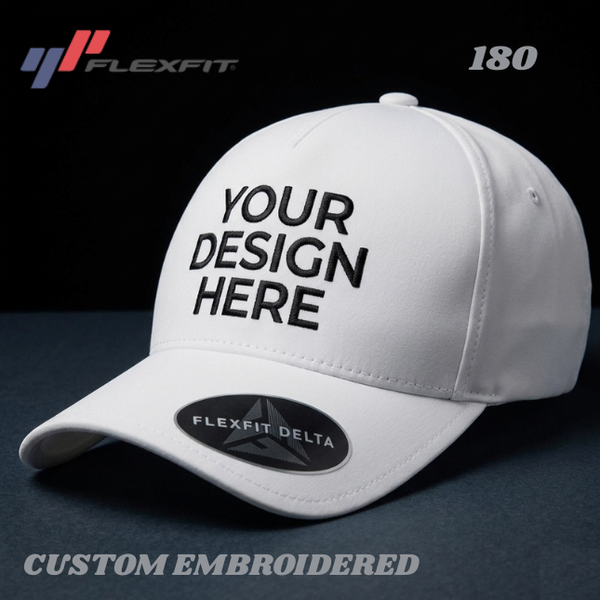 180 Flexfit Delta Seamless Hats, Custom Embroidery | VilVan  display picture 1