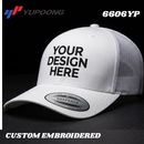 Custom Embroidery, 6606 YP Classics Retro Trucker Hats