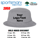Custom Embroidery, 2050 Sportsman Bucket Hat