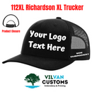 112 Richardson XL Trucker Hats, Custom Embroidery