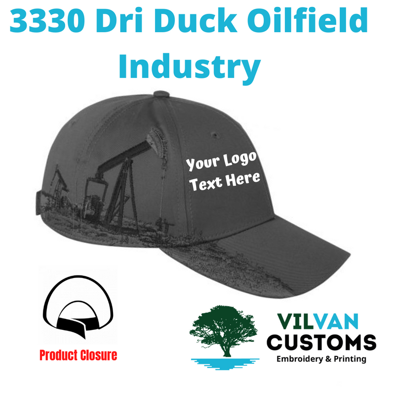 3330 Dri Duck Oilfield Industry, Custom Embroidery