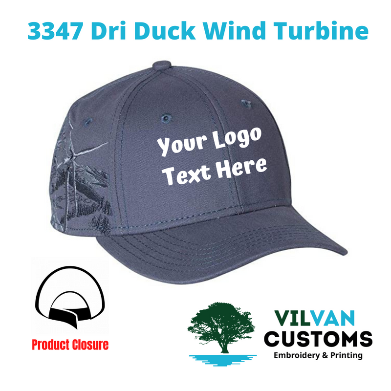 3347 Dri Duck Wind Turbine, Custom Embroidery
