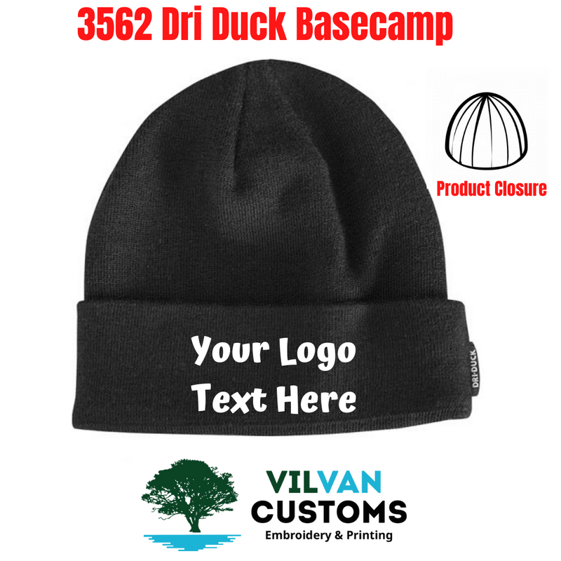 3562 Dri Duck Basecamp, Custom Embroidery