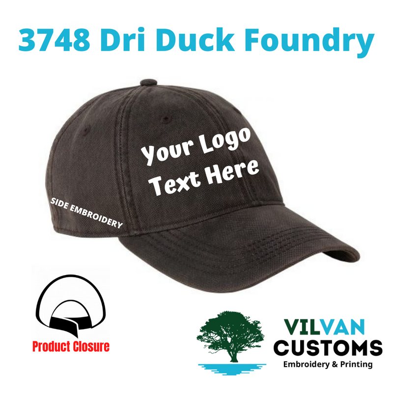 3748 Dri Duck Foundry, Custom Embroidery