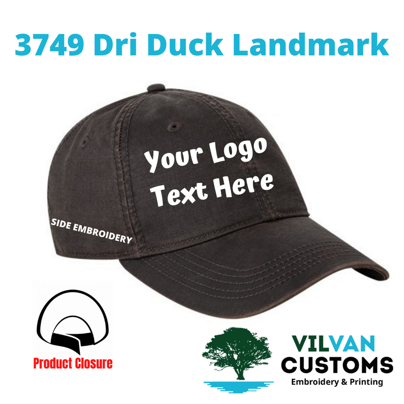 3749 Dri Duck Landmark, Custom Embroidery