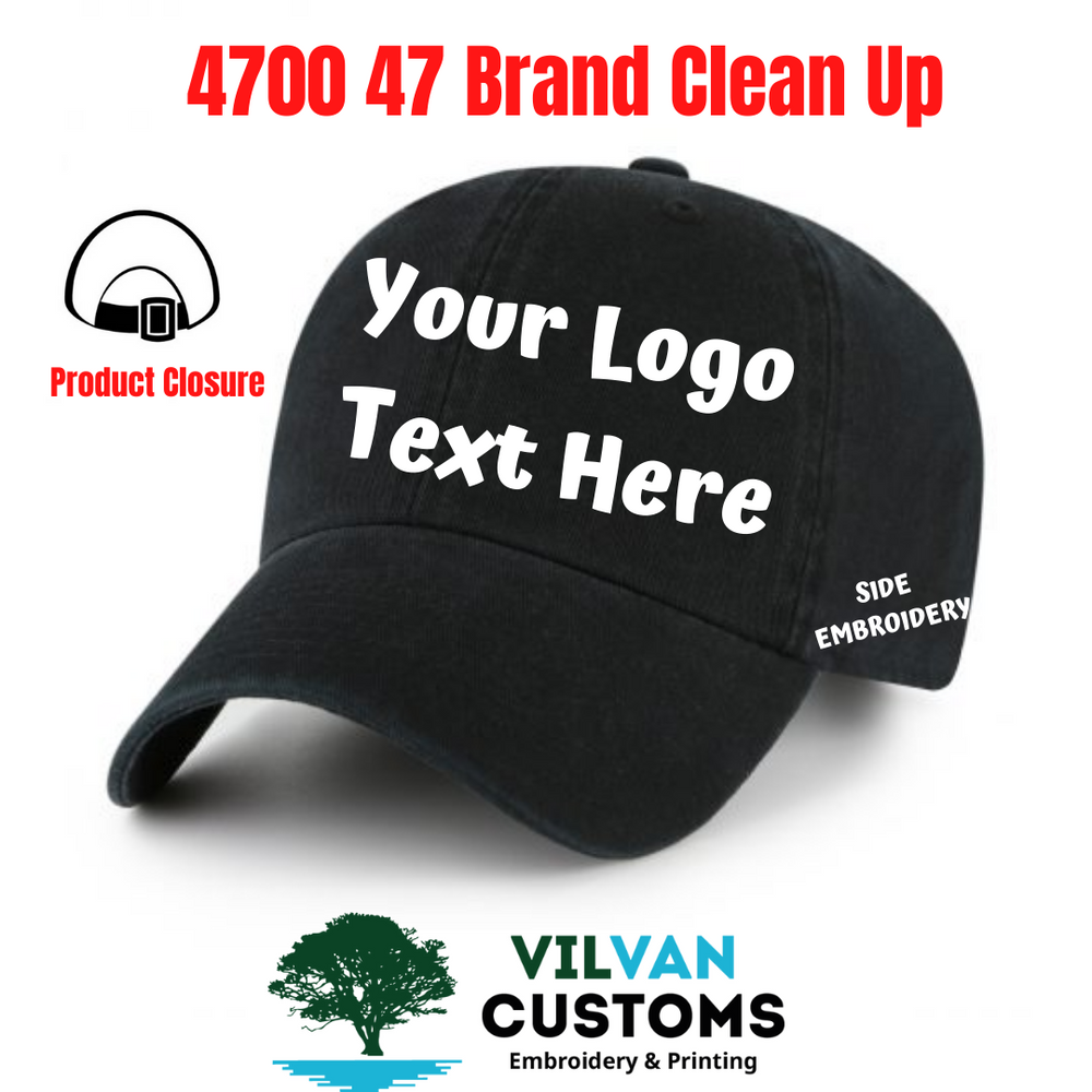 47 Brand 4700 Clean Up Cap Red