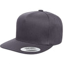 Custom Embroidery, 6007 YP Classics Five-panel Cotton Twill Snapback Flat Bill Hats