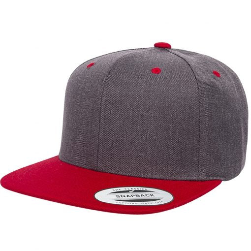 Custom Embroidery, 6089M YP Classics Premium Flat Bill Snapback Hats