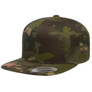 Custom Embroidery, 6089M YP Classics Premium Flat Bill Snapback Multicam Hats