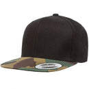 Custom Embroidery, 6089TC YP Classics Premium Snapback Two-tone Camo Hats Flat Bill
