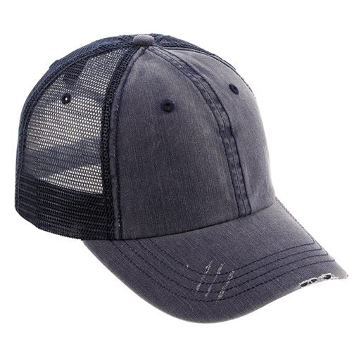 Custom Embroidery, 6990 Mega Cap Herringbone Contrast Stitch Hats