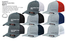 Custom Embroidery, 6311 Flexfit Melange Trucker Mesh Hats