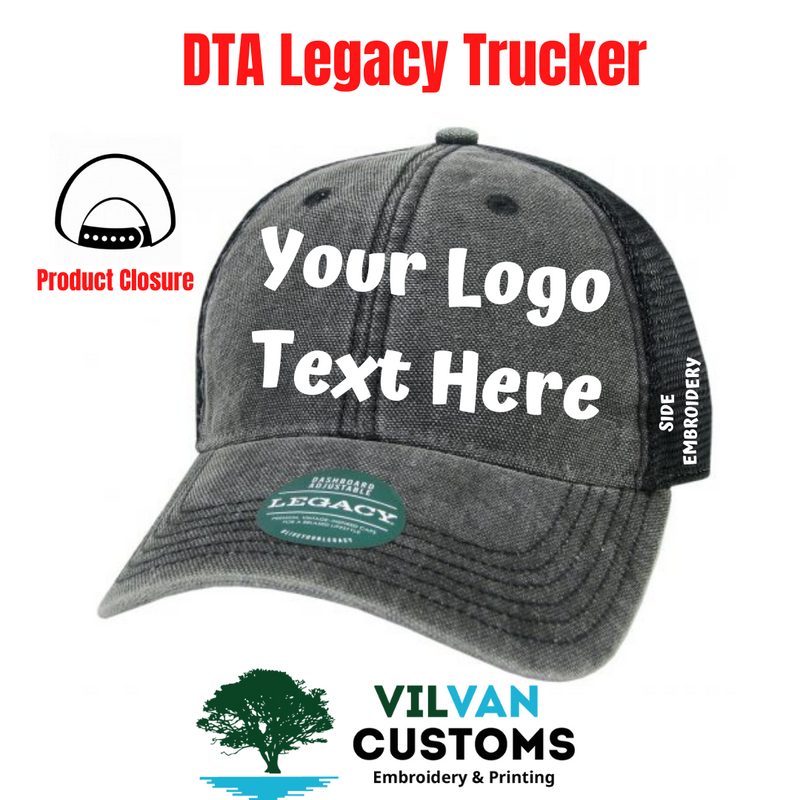 Custom legacy brand hats sales