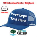 Richardson 112 cap, Caps For Men, Trucker Cap, Snapback Cap,Embroidered Richardson Cap