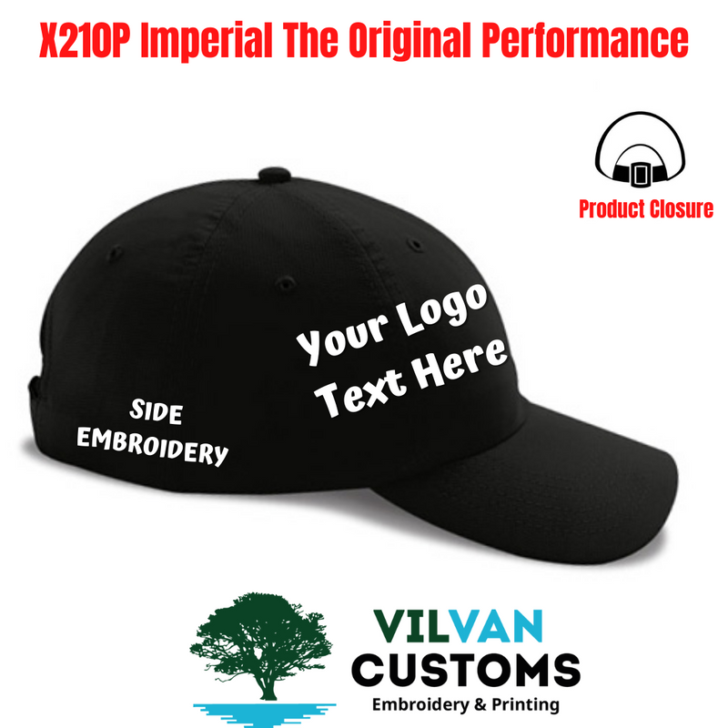Custom Embroidery, X210P Imperial The Original Performance Hats
