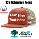 935 Richardson Rogue Hats, Custom Embroidery