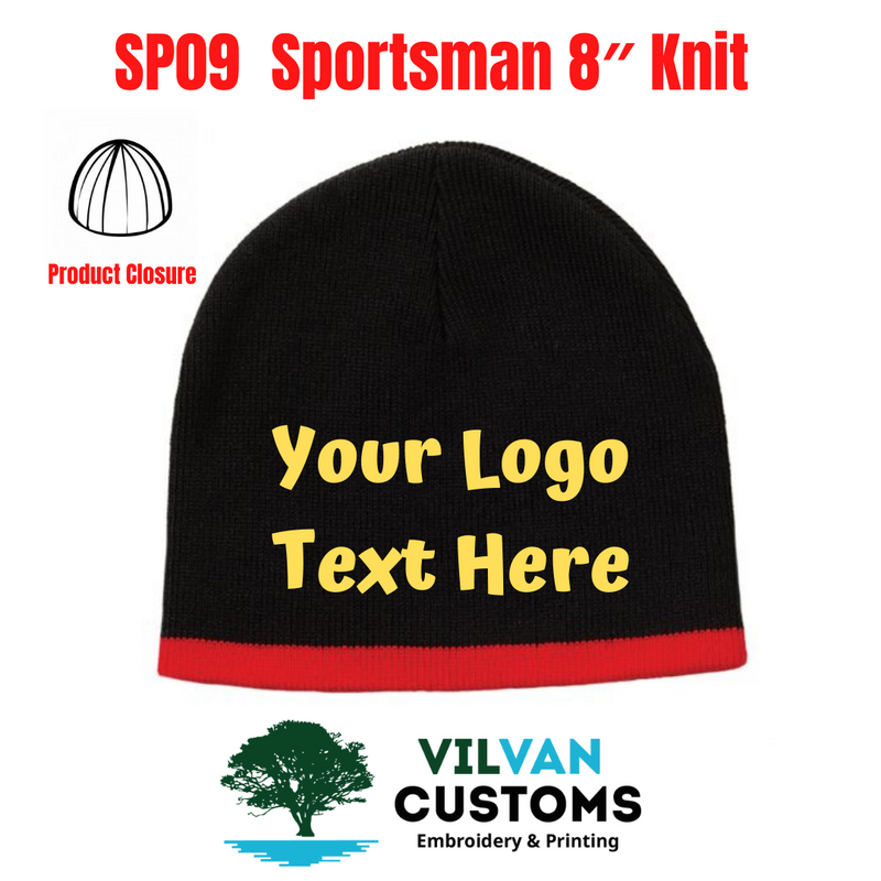SP09 Sportsman Bottom Stripe Knit, Custom Embroidery