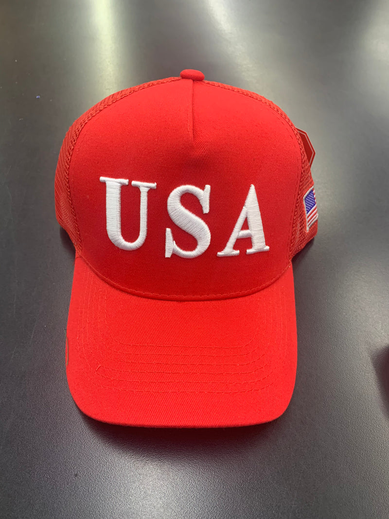 USA On The Cap US Hat American Trucker USA Mesh Snapback Cap