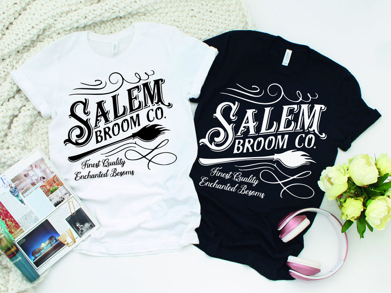 Salem Broom Co, Halloween Shirt, Spooky Halloween, Halloween Party Shirt, Fall Shirt, Halloween Gift, Funny Halloween