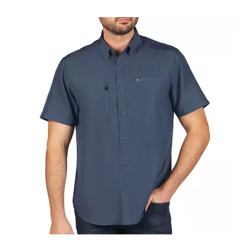 Fishing Shirt, Embroidery, Blank Shirt, Short Sleeve Fishing Shirt, Shirt  for Him, Men's Fishing Shirt 