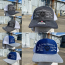 Custom Embroidery, 6210FF Flexfit Flat Bill Hat