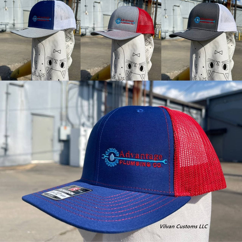 Custom Embroidery, 6886 Mega Cap Five-Panel PET Trucker Hats