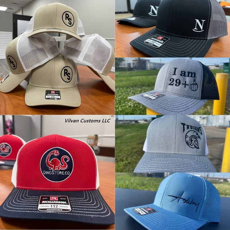 Custom Embroidered Richardson 112 Hat, Part 2 Colors