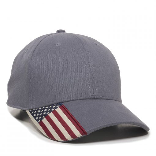 Custom Embroidery,USA300 Outdoor Cap American Flag Hats