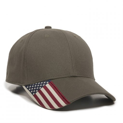 Custom Embroidery,USA300 Outdoor Cap American Flag Hats